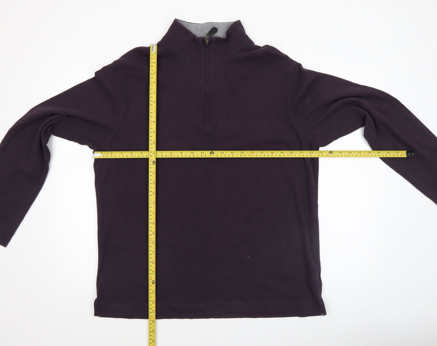 Mens UK Size L Marks and Spencer Purple Pullover Sweatshirt