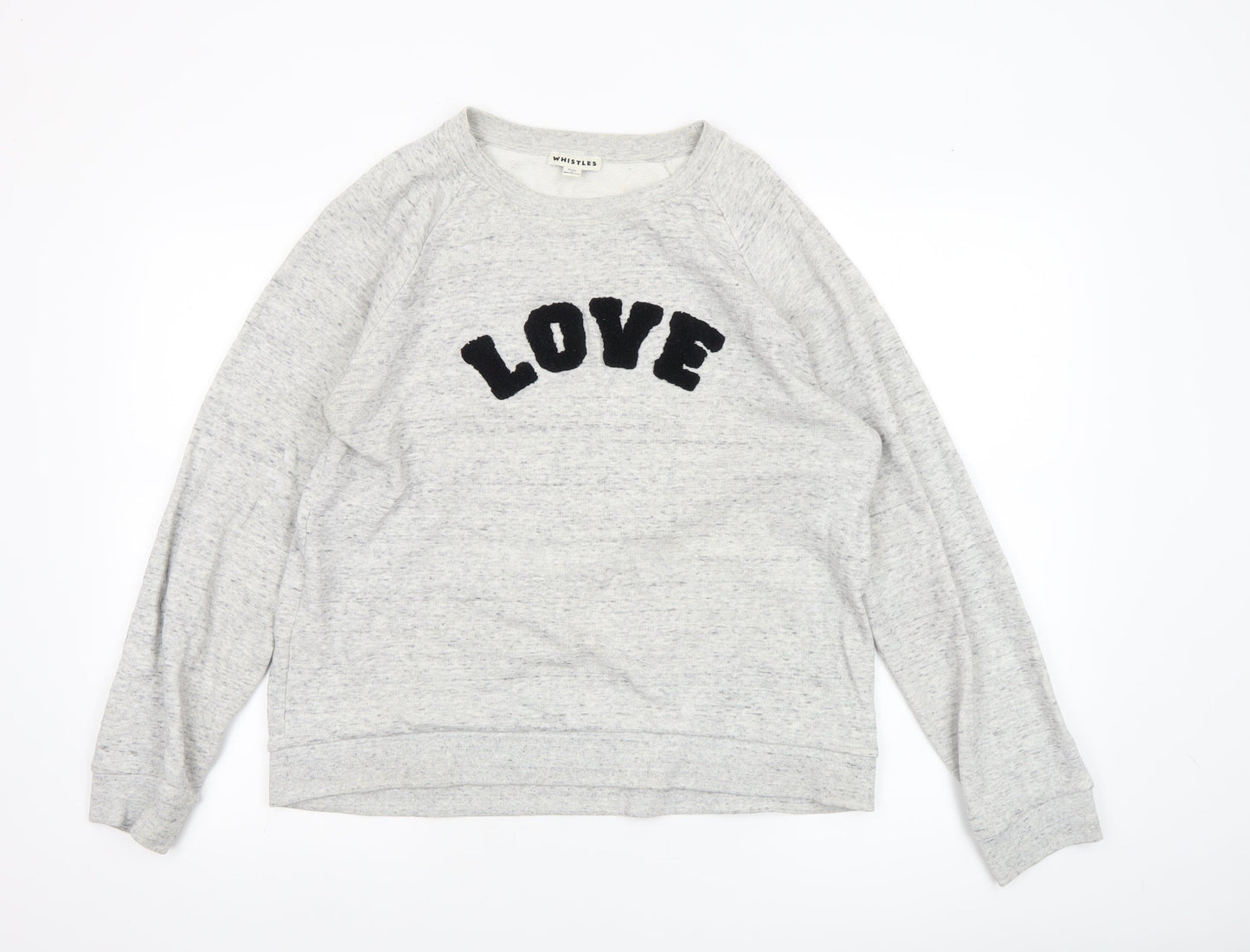 Womens UK Size L Whistles Grey Pullover Sweatshirt