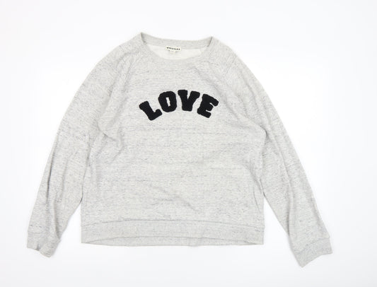 Womens UK Size L Whistles Grey Pullover Sweatshirt