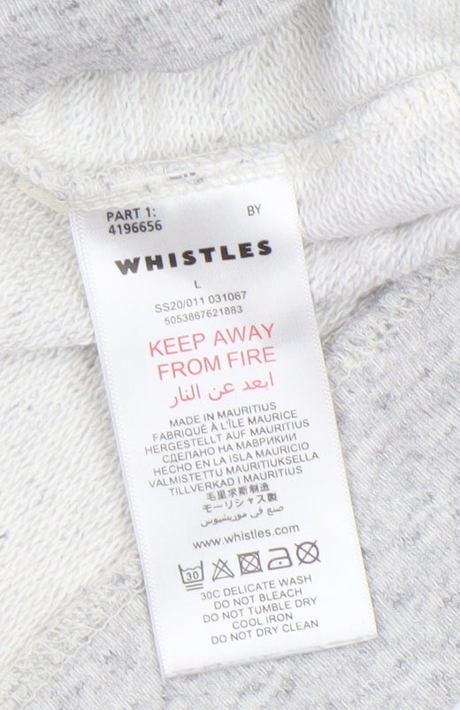 Womens UK Size L Whistles Grey Pullover Sweatshirt