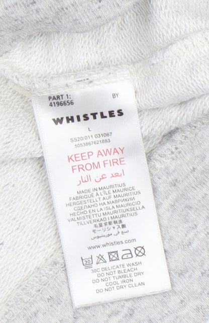 Womens UK Size L Whistles Grey Pullover Sweatshirt
