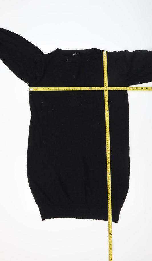 Womens UK Size 12 Roman Black Pullover Jumper