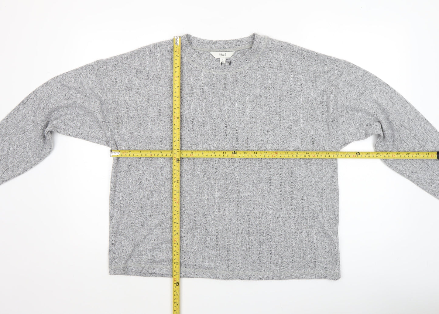 Womens UK Size 18 Marks and Spencer Grey Pullover Jumper