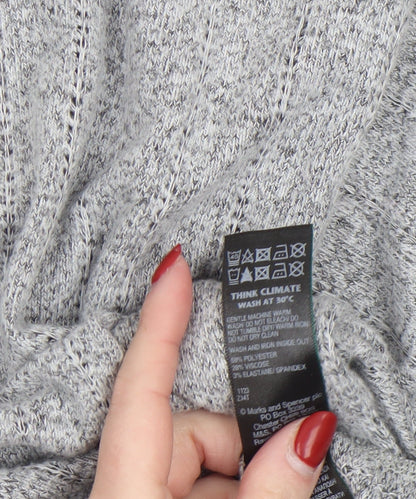 Womens UK Size 18 Marks and Spencer Grey Pullover Jumper