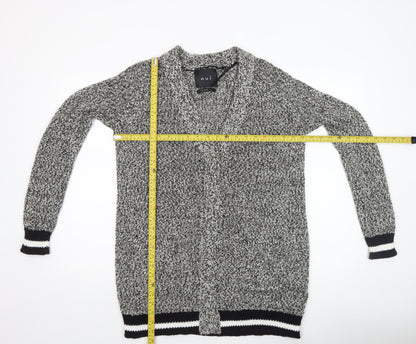 Womens UK Size 12 Oui Grey Cardigan Jumper