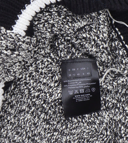 Womens UK Size 12 Oui Grey Cardigan Jumper