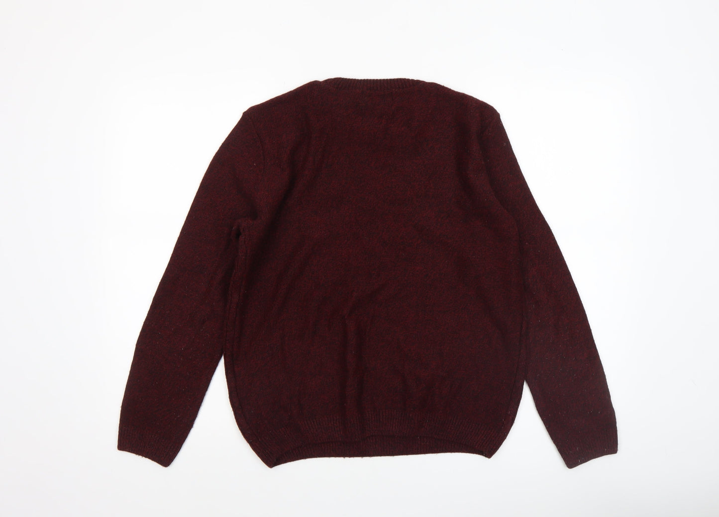 Mens UK Size XS Topman Red Pullover Jumper