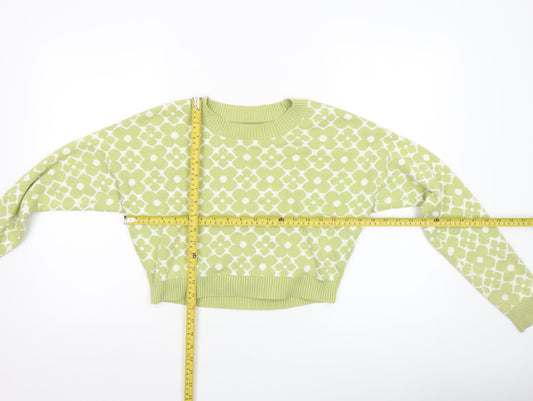 Womens UK Size XS Hollister Green Pullover Jumper