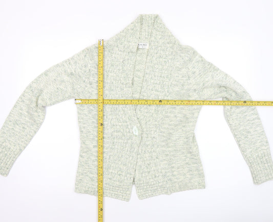 Womens UK Size 12 Kaliko Ivory Cardigan Jumper