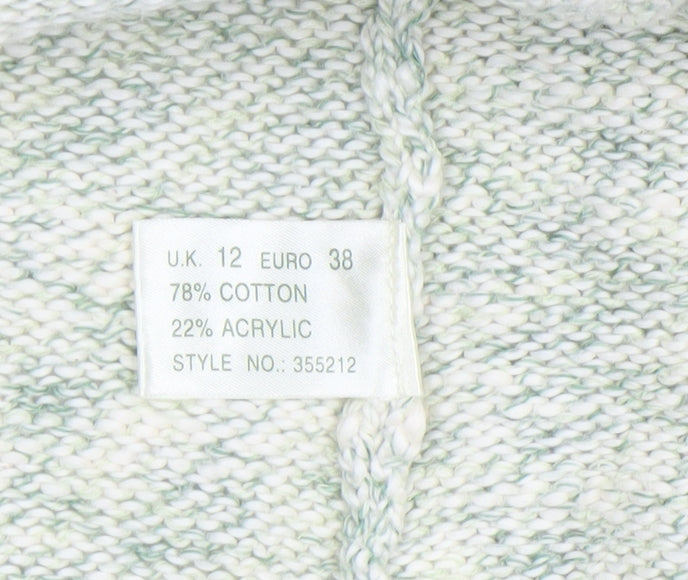 Womens UK Size 12 Kaliko Ivory Cardigan Jumper