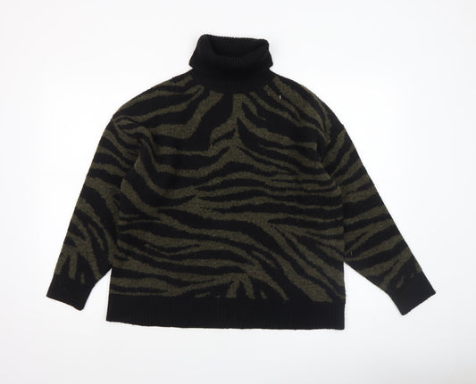 Womens UK Size M New Look Black Pullover Jumper