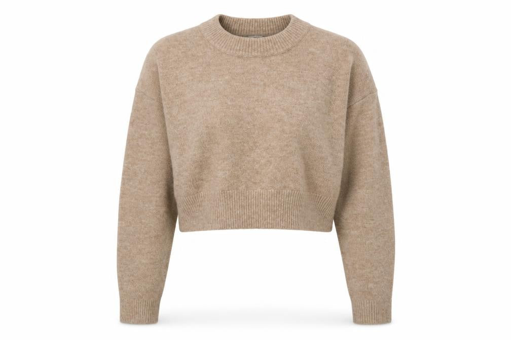 Womens UK Size L Zara Beige Pullover Jumper
