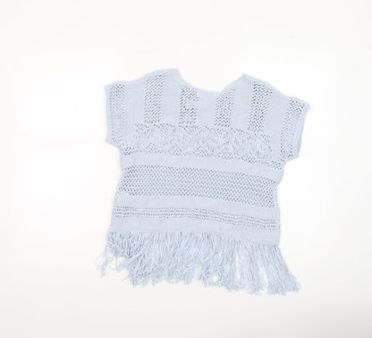 Womens UK Size S Marks and Spencer Blue Camisole Blouse