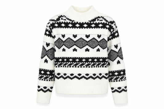 Girls UK Size 9-10 Years Kids Accademy White Pullover Jumper