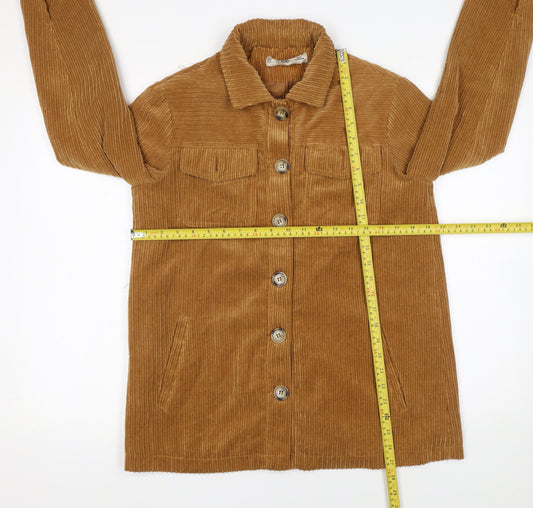 Womens UK Size S K.Zell Brown Basic Jacket