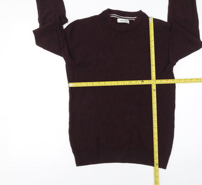 Mens UK Size S JACK & JONES Brown Pullover Jumper