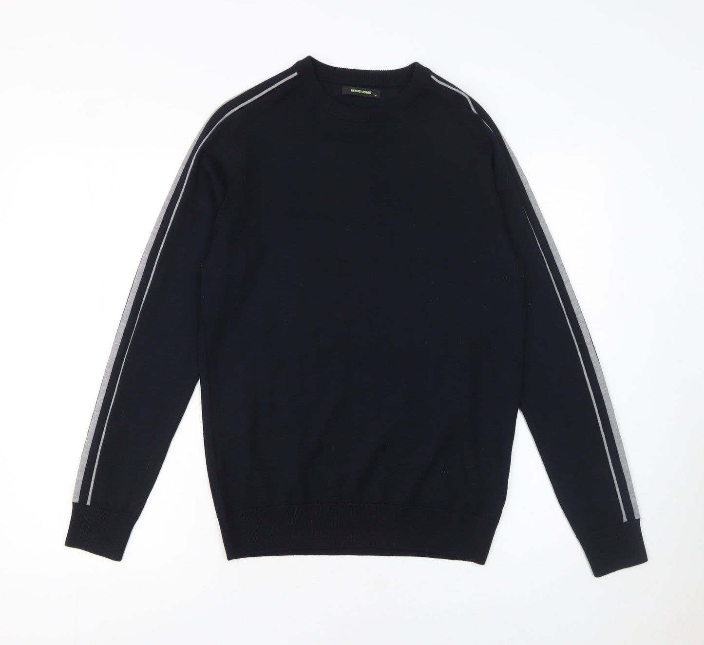Mens UK Size M Remus Uomo Blue Pullover Jumper