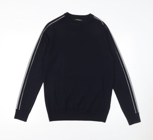 Mens UK Size M Remus Uomo Blue Pullover Jumper