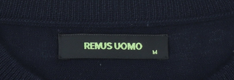 Mens UK Size M Remus Uomo Blue Pullover Jumper