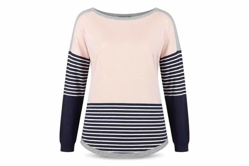 Womens UK Size S Oasis Multicoloured Pullover Jumper