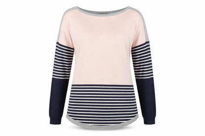 Womens UK Size S Oasis Multicoloured Pullover Jumper