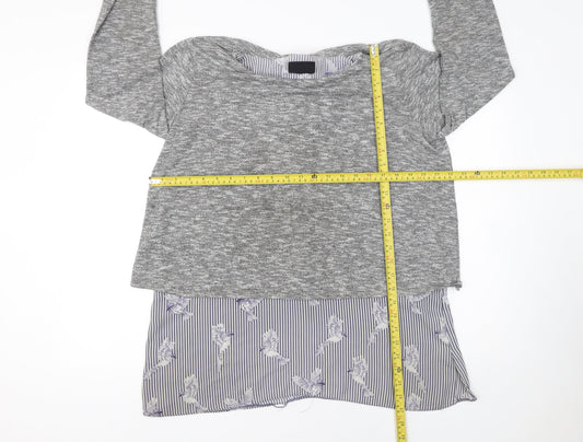 Womens UK Size 16 Wallis Grey Pullover Jumper