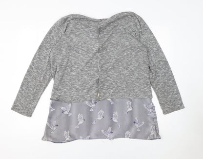 Womens UK Size 16 Wallis Grey Pullover Jumper