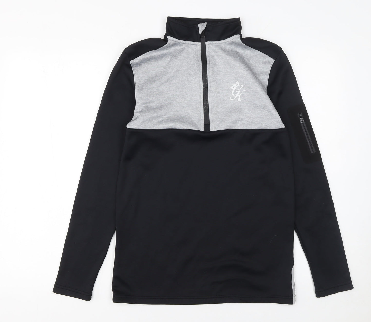 Mens UK Size XS GYMKING Black Pullover Sweatshirt