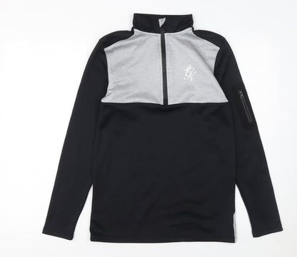 Mens UK Size XS GYMKING Black Pullover Sweatshirt
