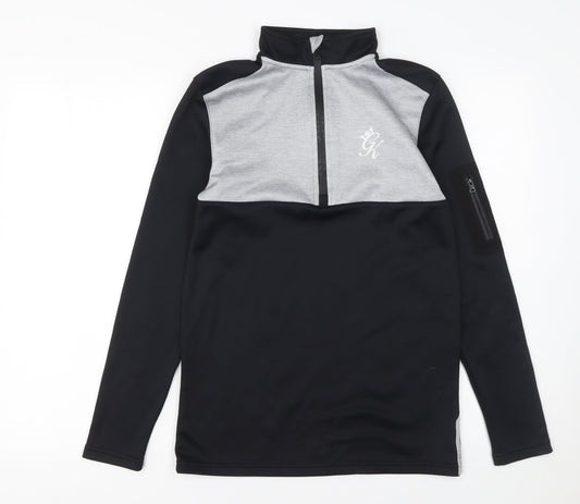 Mens UK Size XS GYMKING Black Pullover Sweatshirt