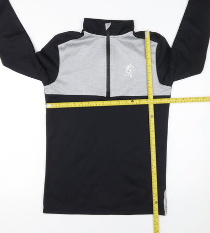 Mens UK Size XS GYMKING Black Pullover Sweatshirt