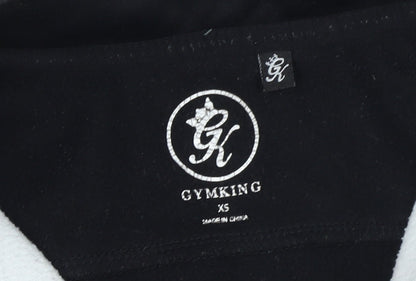 Mens UK Size XS GYMKING Black Pullover Sweatshirt
