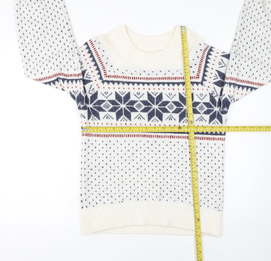 Womens UK Size S Abercrombie & Fitch Ivory Pullover Jumper