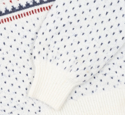 Womens UK Size S Abercrombie & Fitch Ivory Pullover Jumper