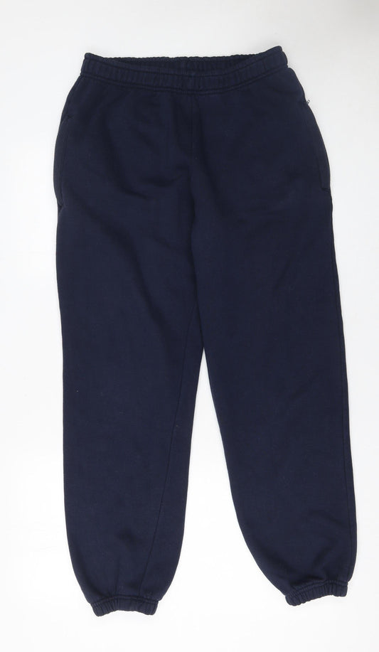 Womens UK Size M SM Sport Regular Fit Jogger Blue Trousers