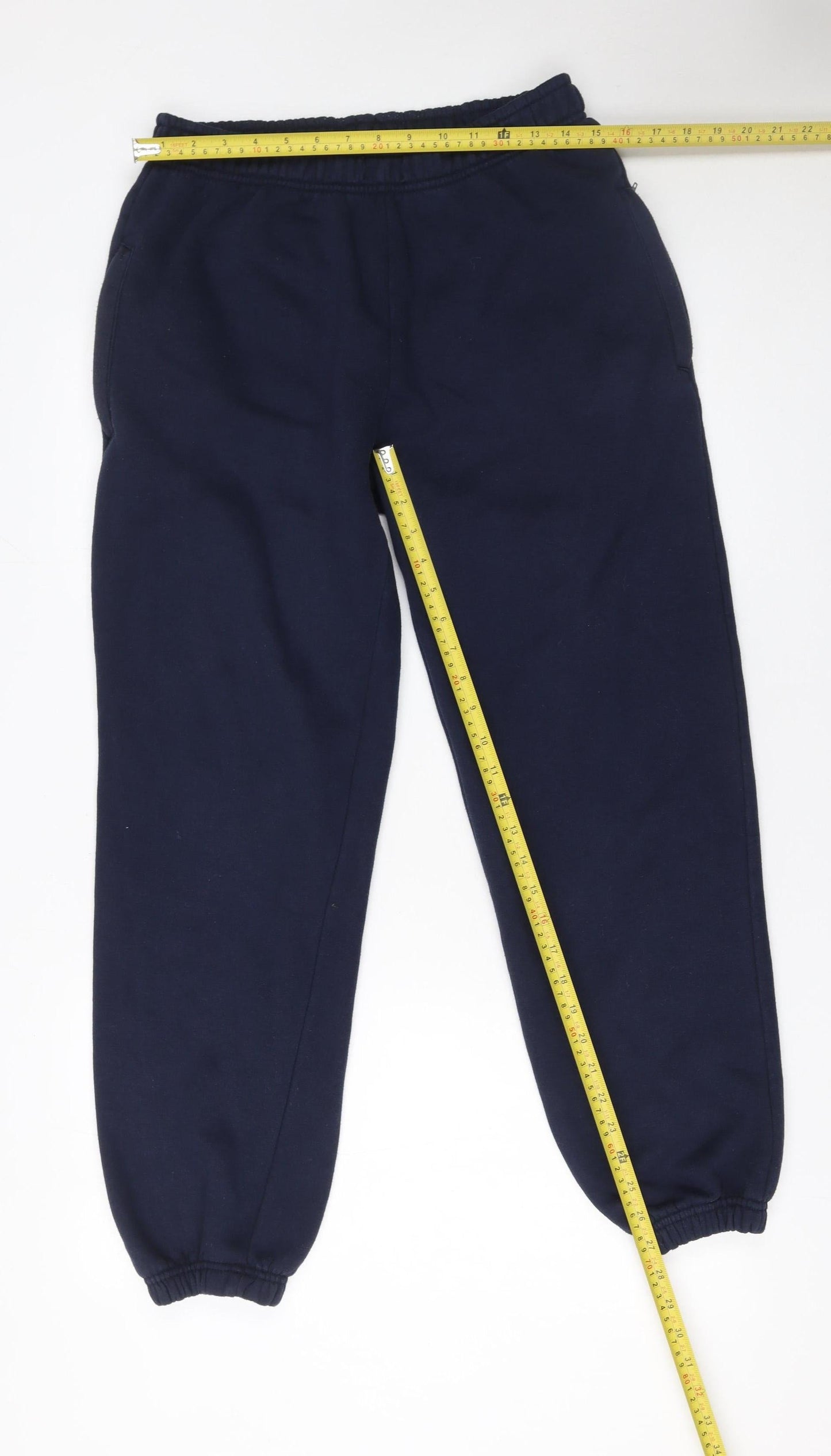 Womens UK Size M SM Sport Regular Fit Jogger Blue Trousers