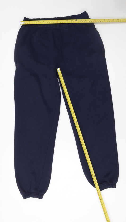 Womens UK Size M SM Sport Regular Fit Jogger Blue Trousers