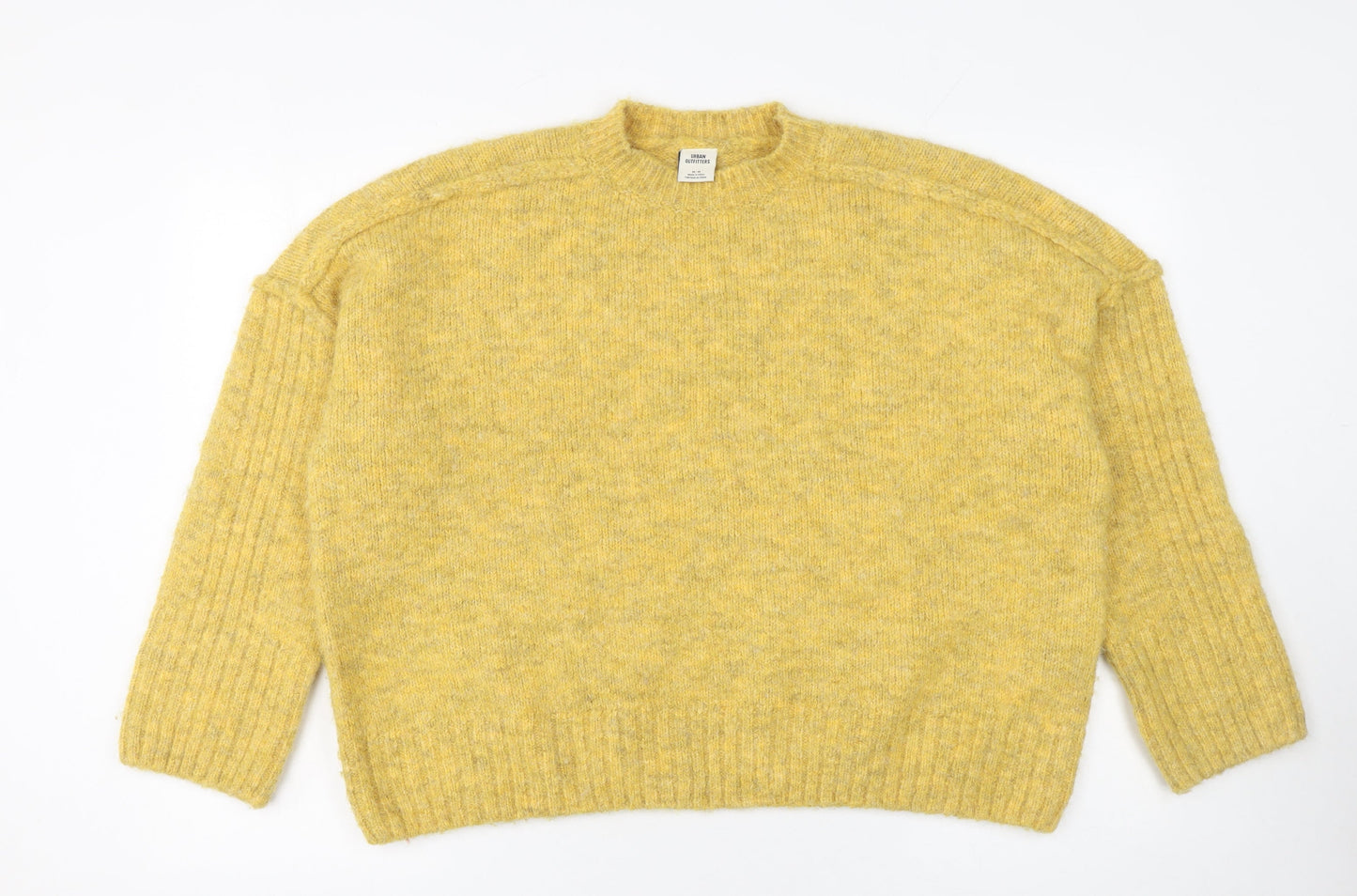 Womens UK Size M Urban Outfitters Yellow Pullover Jumper