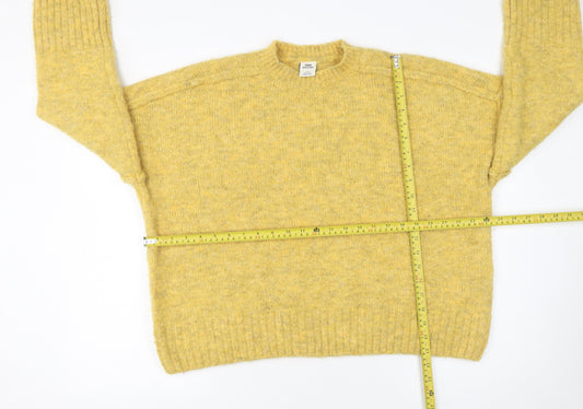 Womens UK Size M Urban Outfitters Yellow Pullover Jumper