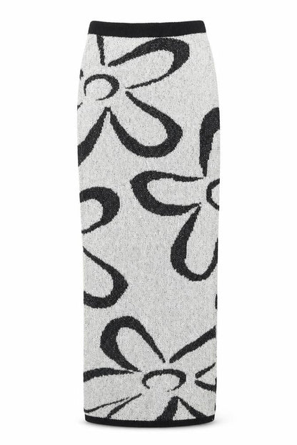 Womens UK Size XS PRETTYLITTLETHING Straight & Pencil Knit Skirt