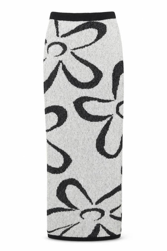Womens UK Size XS PRETTYLITTLETHING Straight & Pencil Knit Skirt