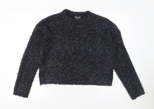 Womens UK Size XS Primark Black Pullover Jumper