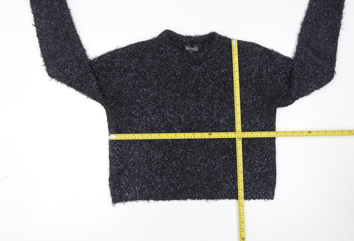 Womens UK Size XS Primark Black Pullover Jumper