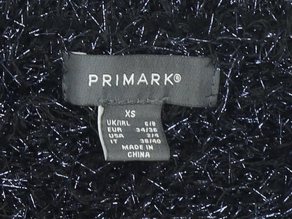 Womens UK Size XS Primark Black Pullover Jumper