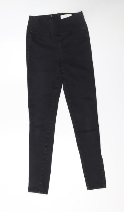 Womens UK Size S Pieces Slim Fit Jegging Black Jeans