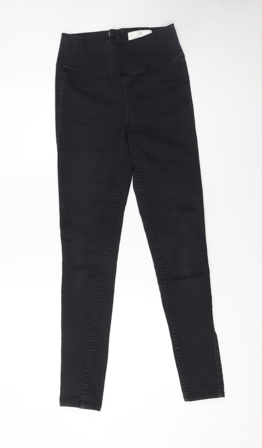 Womens UK Size S Pieces Slim Fit Jegging Black Jeans