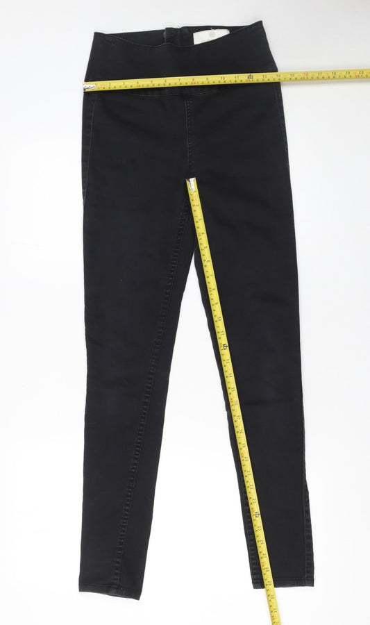 Womens UK Size S Pieces Slim Fit Jegging Black Jeans