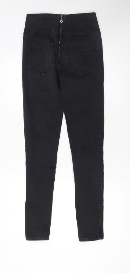 Womens UK Size S Pieces Slim Fit Jegging Black Jeans