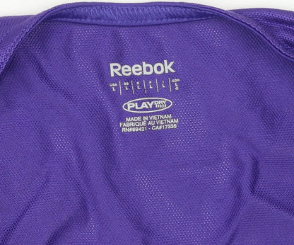 Womens UK Size L Reebok Purple Gym & Training Running & Jogging Yoga CrossFit Ta