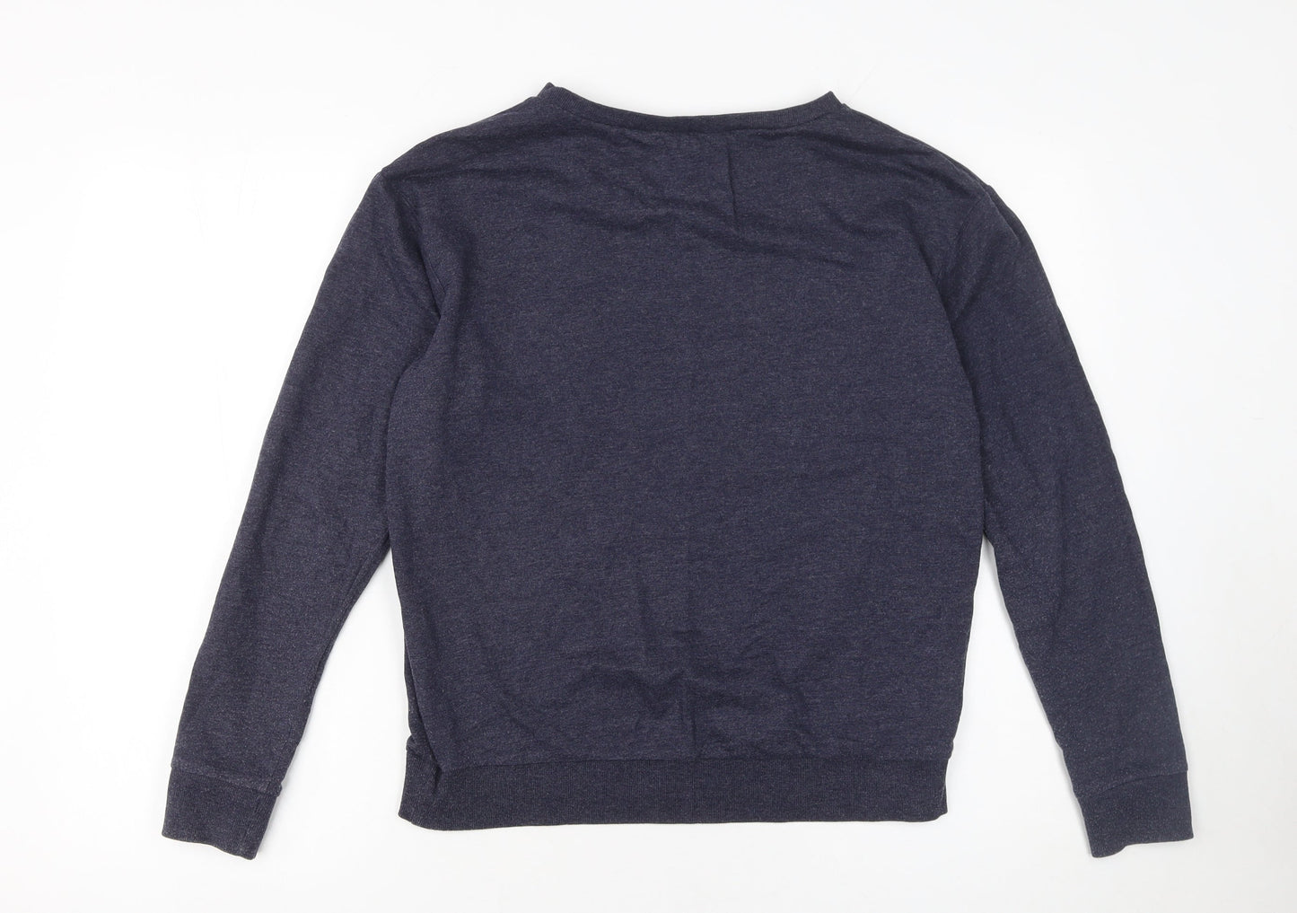 Womens UK Size S H&M Blue Pullover Sweatshirt